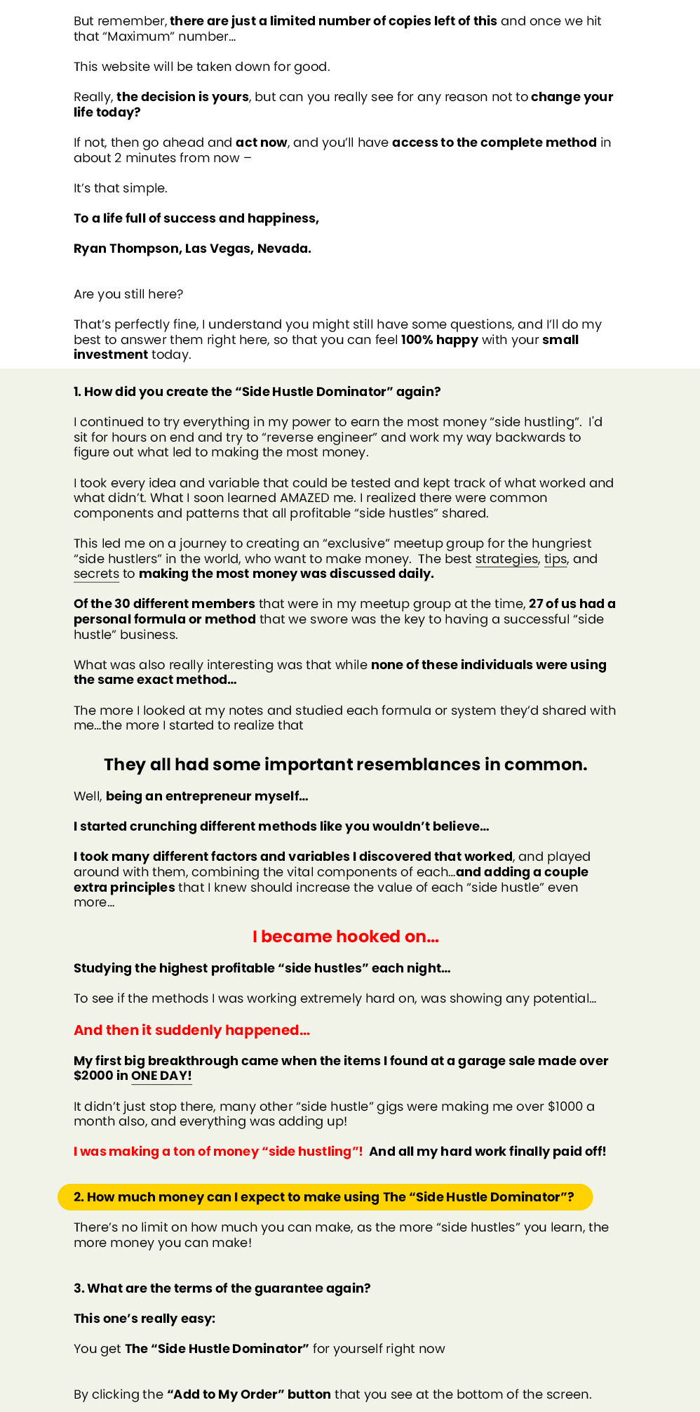 Side Hustle Dominator